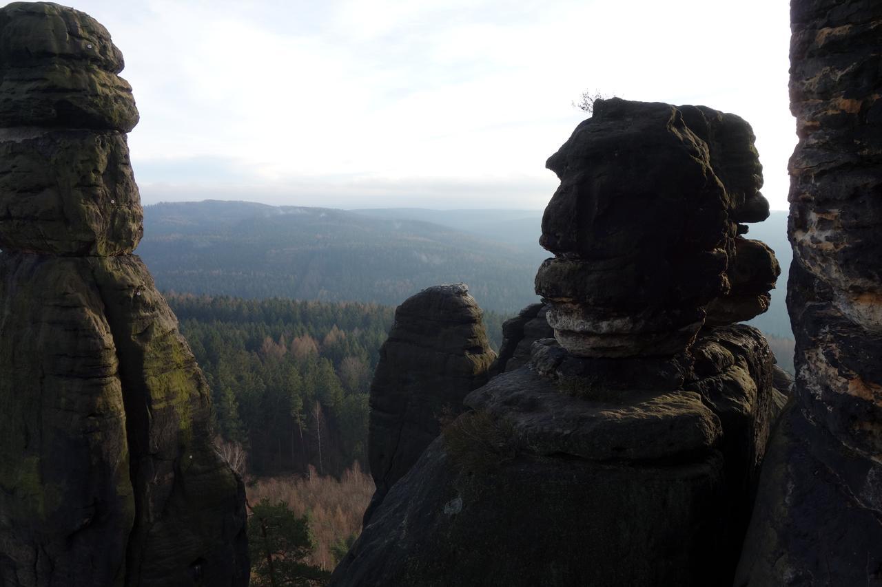 Gasthaus "Zum Wanderstuebel" Hinterhermsdorf Eksteriør billede
